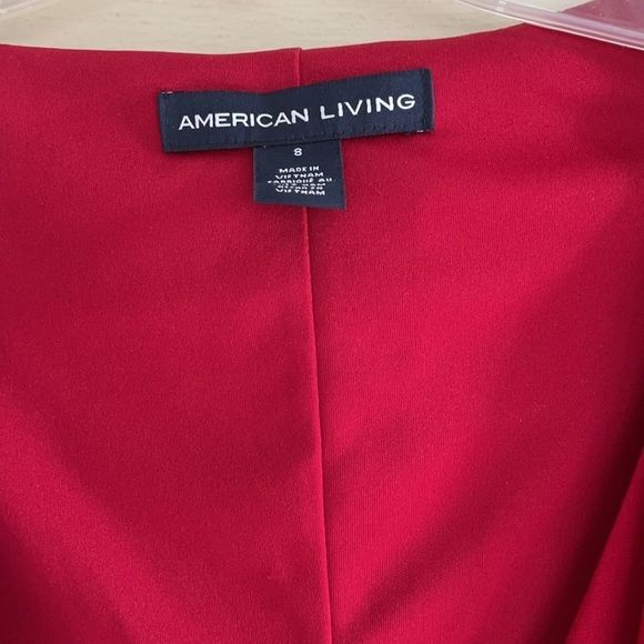 American Living Red dress size 8 - Picture 2 of 5